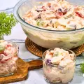 Creamy Buko Salad with Fruit and Cream Cheese Twist