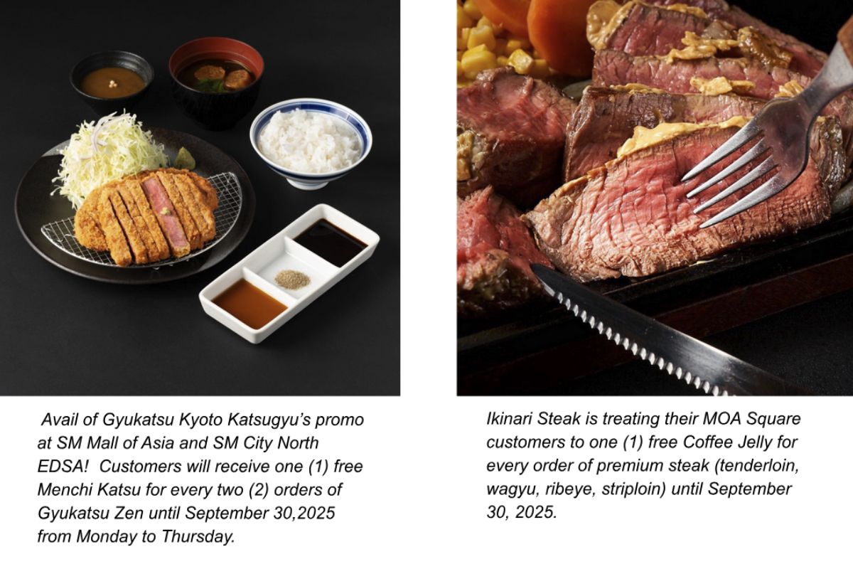 Get first dibs on the best dining deals at SM Supermalls