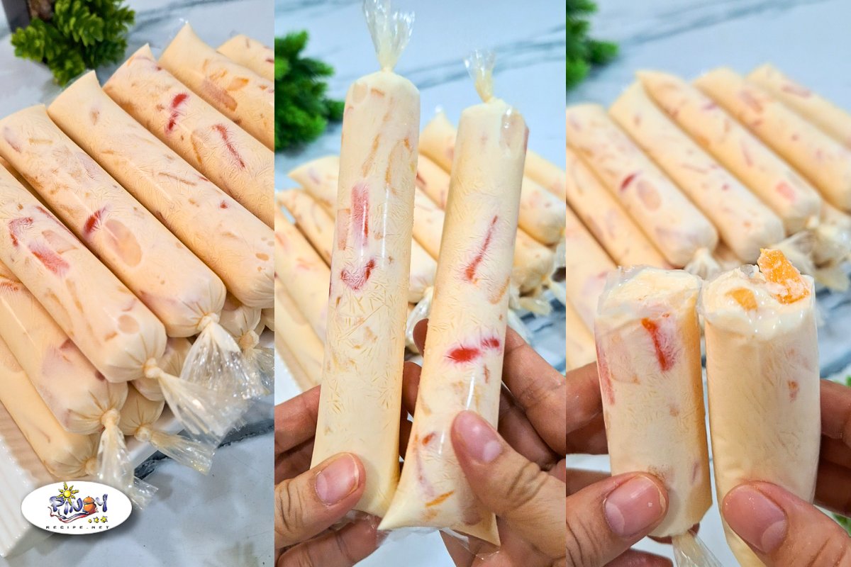 Fruit Salad Ice Candy Recipe That Is Creamy and Refreshing