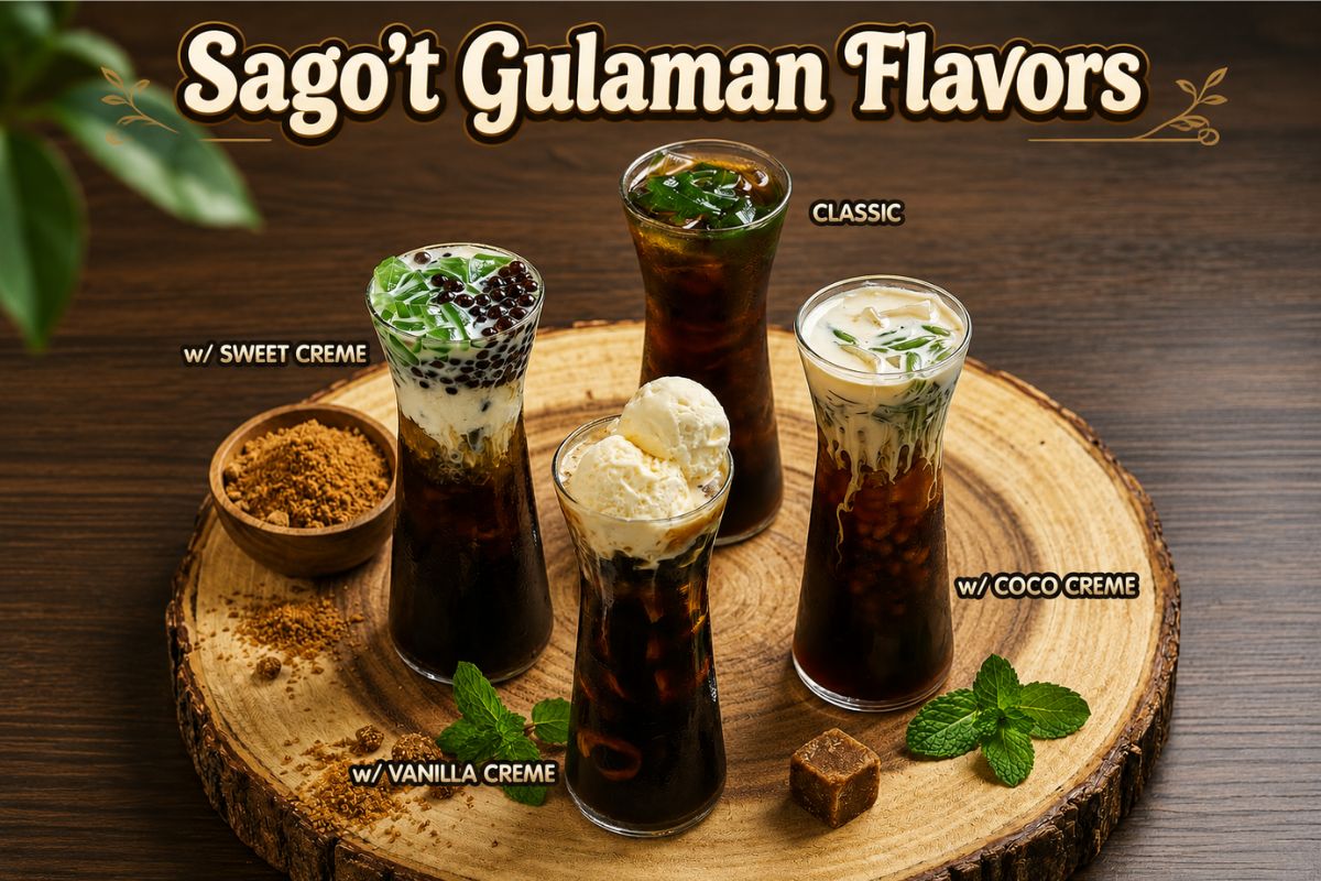 Sago't Gulaman Flavors
