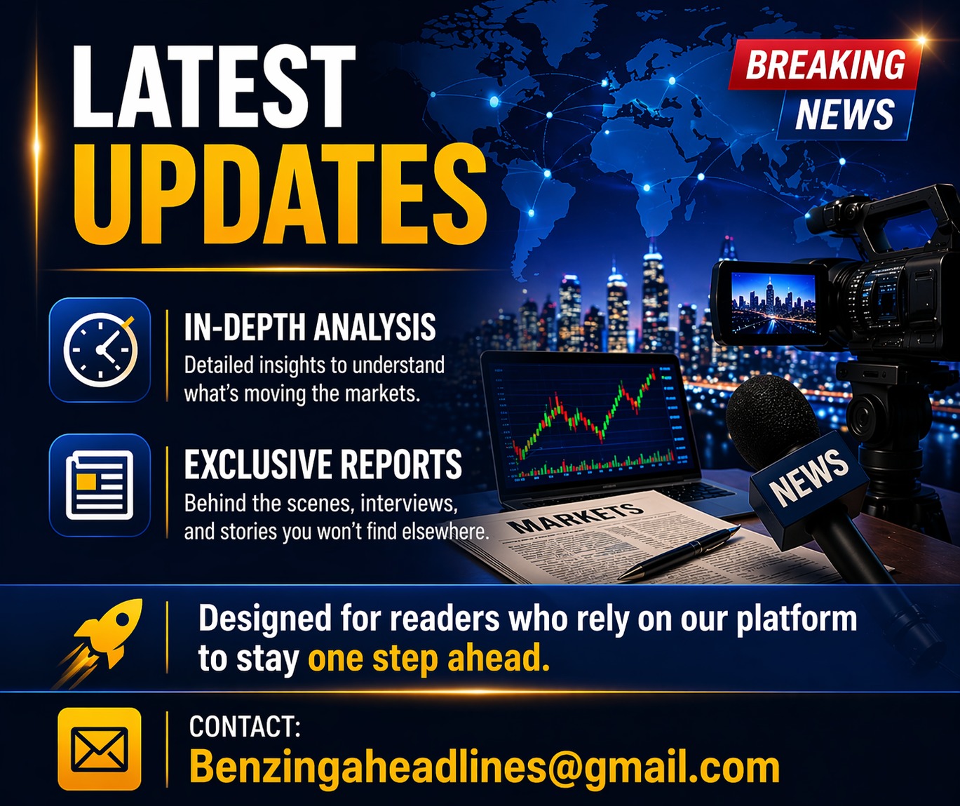 Benzinga Headlines Banner