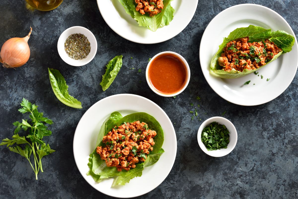 Sisig Lettuce Wraps